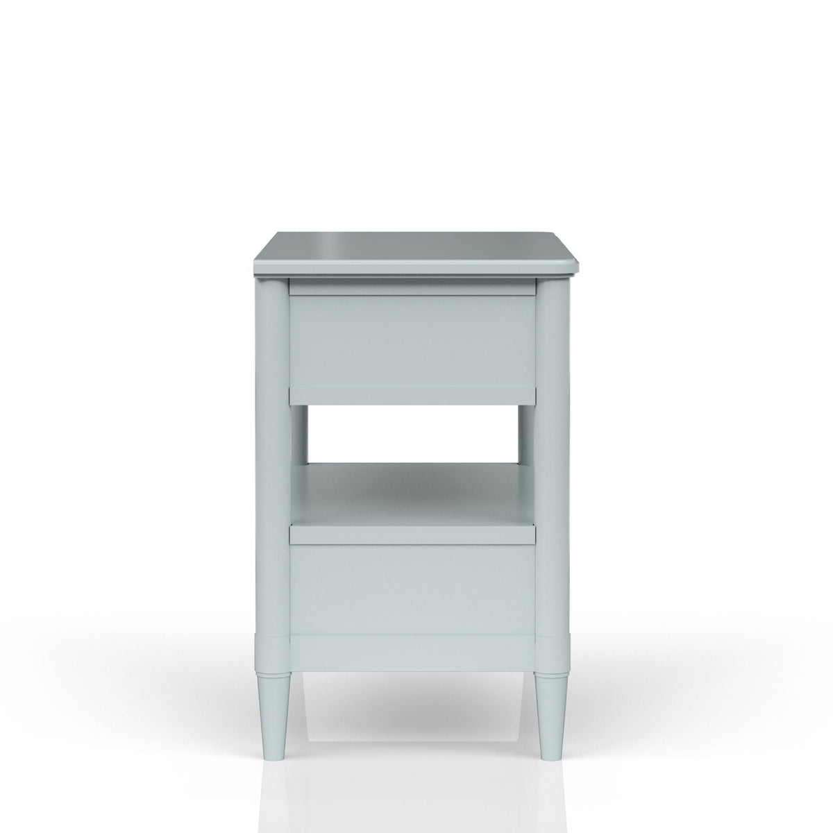 Open Nightstand With 2 Drawers