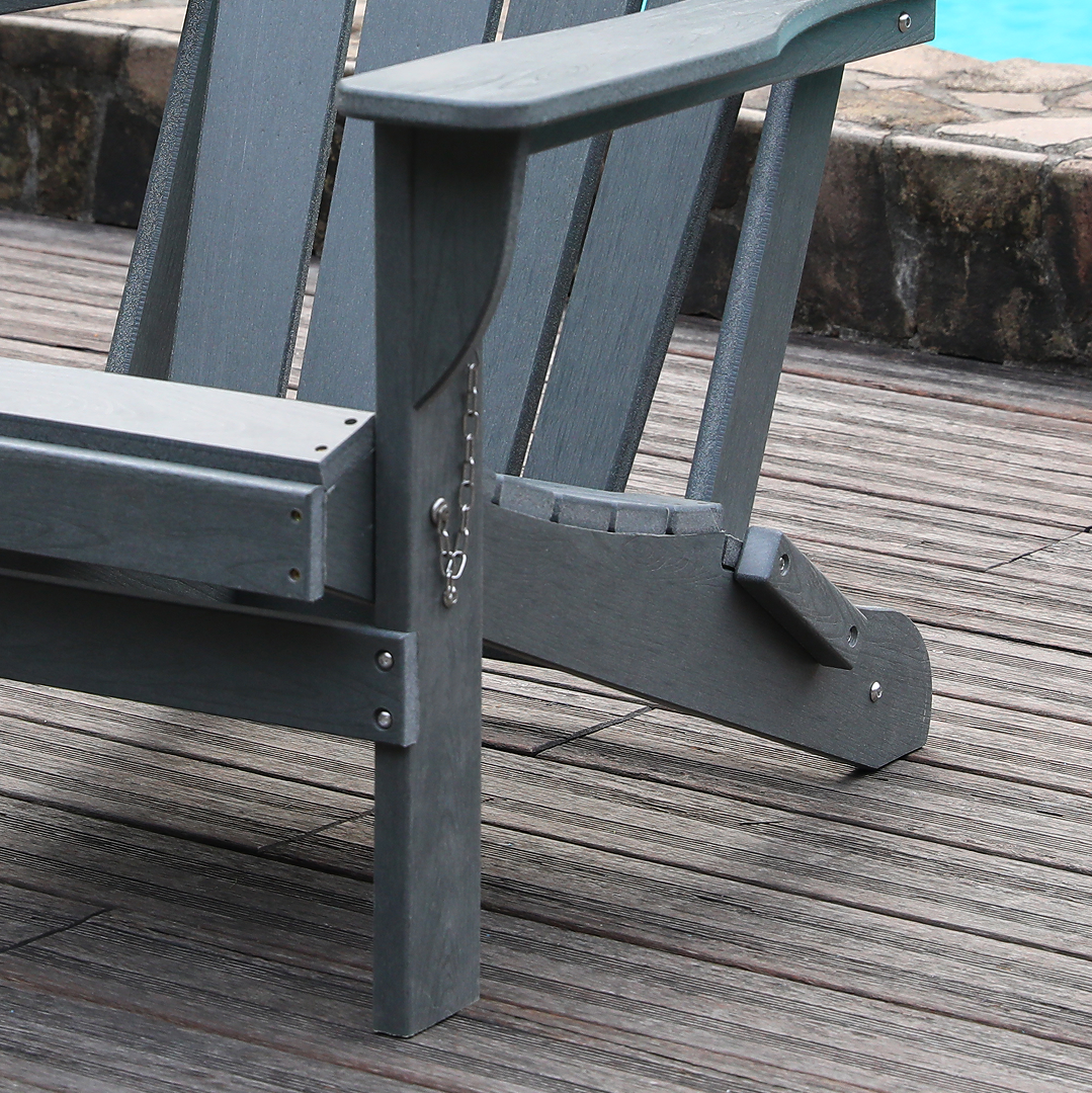 Adirondack Folding Chair with Dual Cup Holders