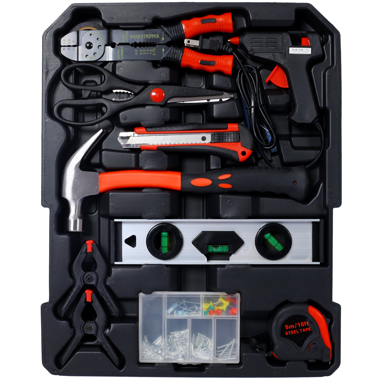 899pcs Home Repair Tool Set Kit with Toolbox Storage Case