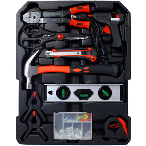 899pcs Home Repair Tool Set Kit with Toolbox Storage Case