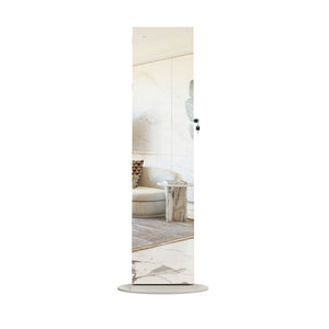 Swivel Jewelry Cabinet With Full Length Mirror