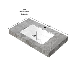 36" MURI Bathroom Sink