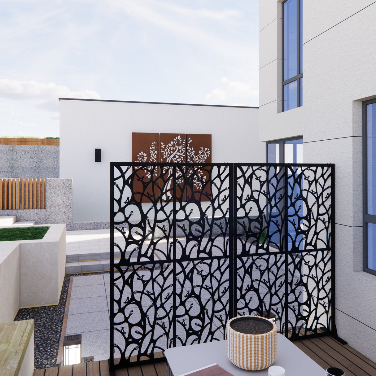 Metal Privacy Screens