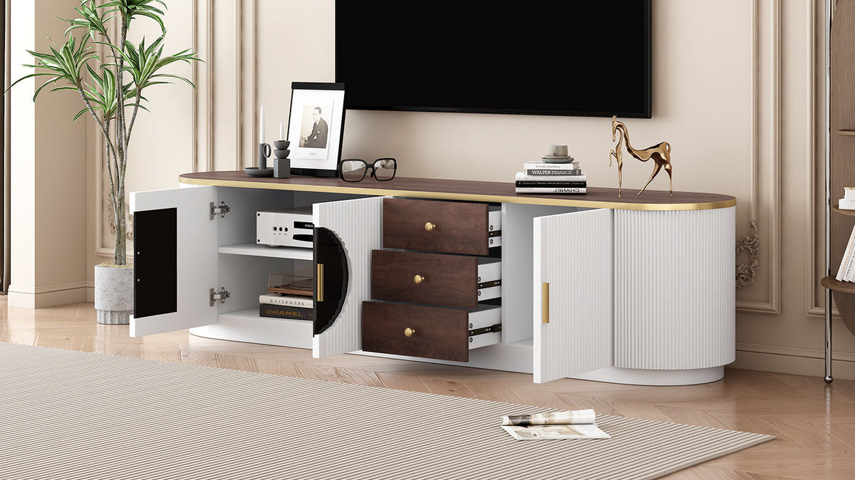 VIBE HAUS 70.8'' Modern Minimalist TV Stand