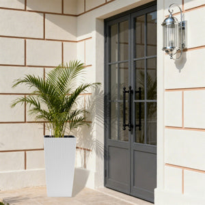 Pack of 2 Square Planters with Automatic Watering System - 22 Inch