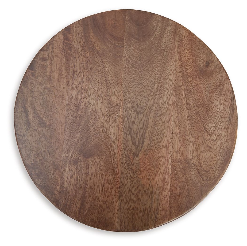Joville - Accent Table - Medium Brown