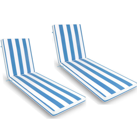 2pcs set outdoor lounge chair cushion replacement patio funiture seat cushion chaise lounge cushion