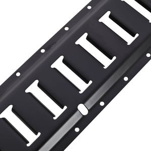 Heavy Duty E Track Tie-Down Rail Kit With O-Ring Anchors And Rope Tie Offs