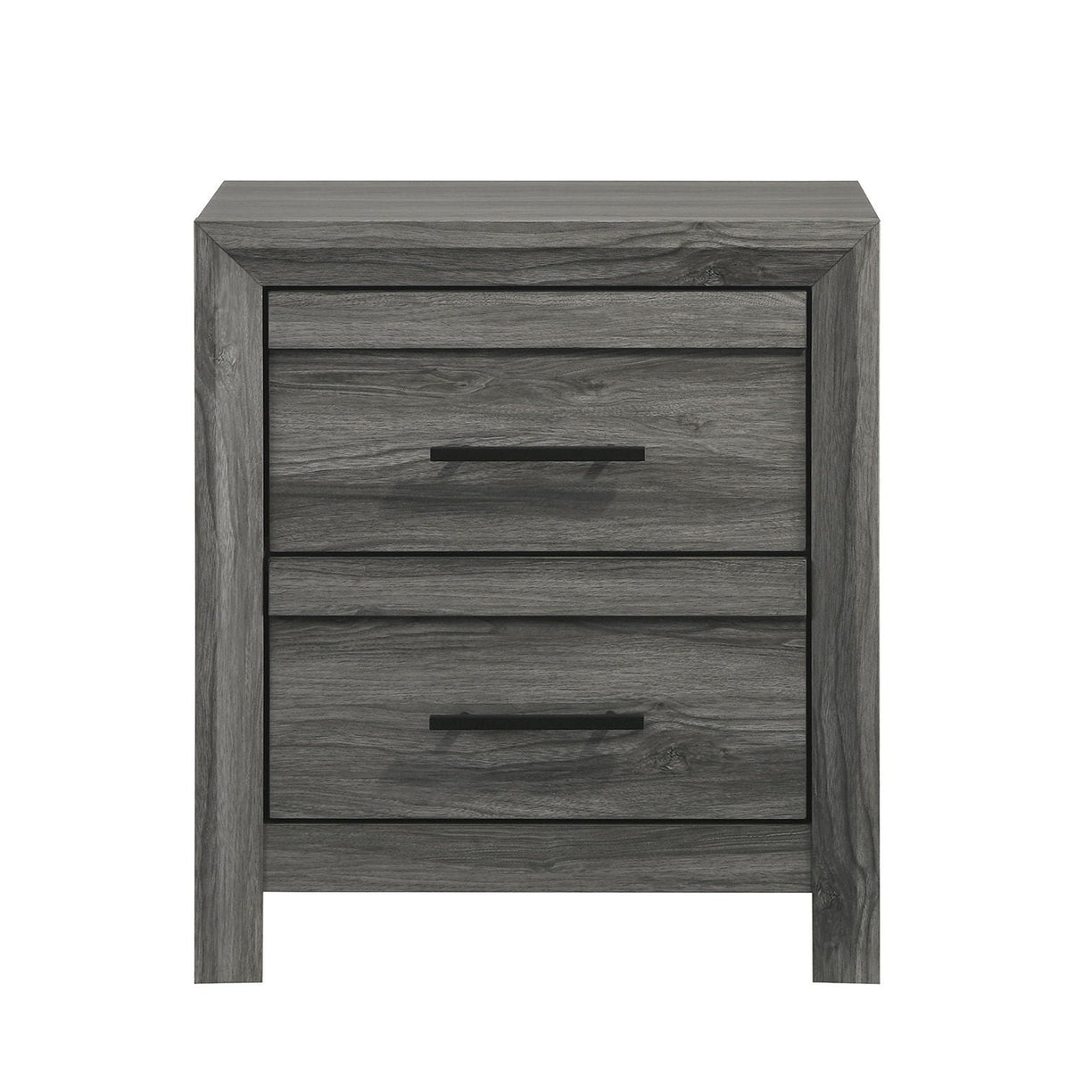 Denver - 2 Drawer Nightstand - Gray