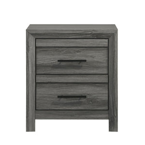 Denver - 2 Drawer Nightstand - Gray