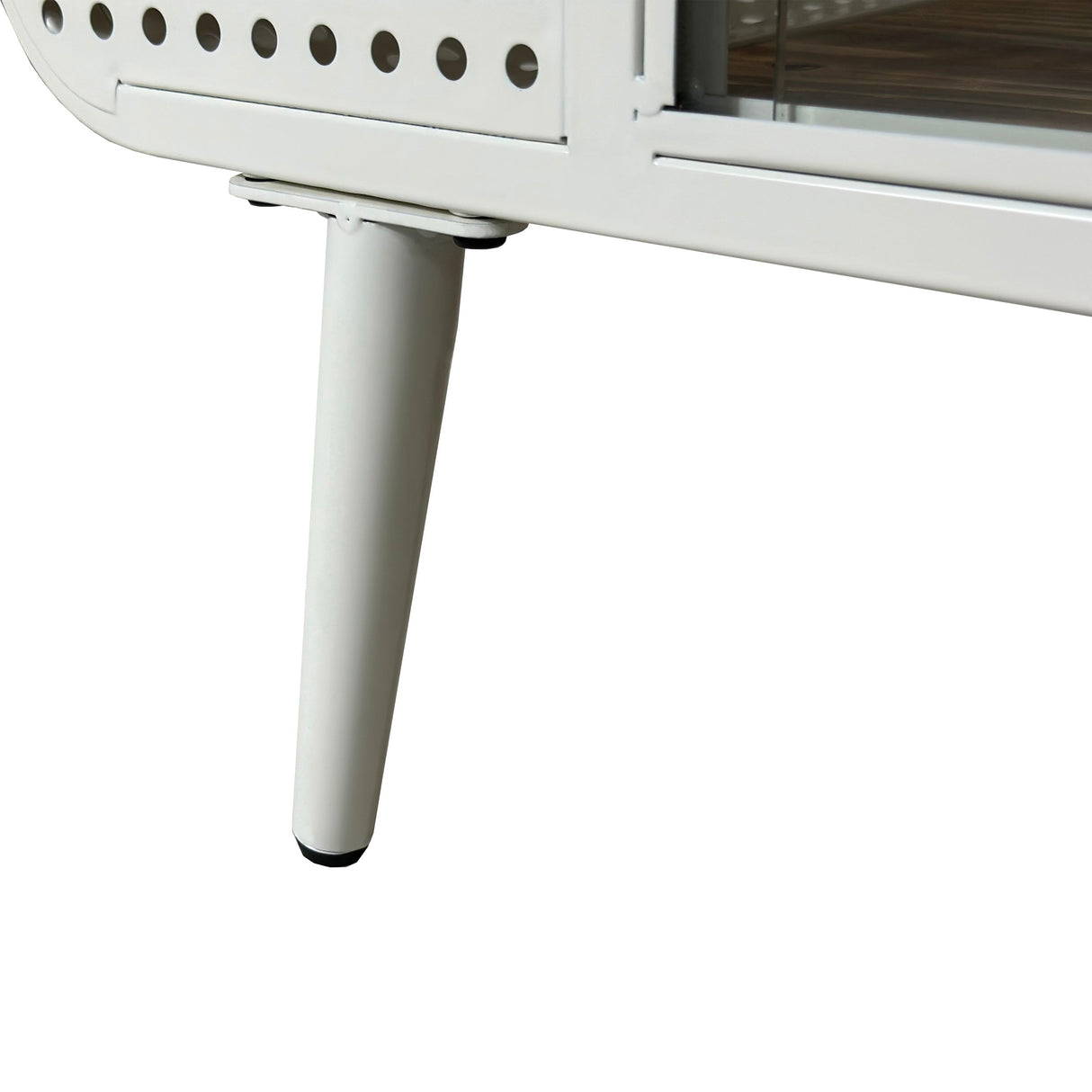 55.12' Spacious Cat House with Tempered Glass (White)