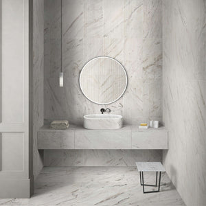 Bathroom Vessel Sink, Semi Polished Surface
