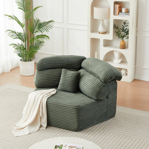 53-Inch Modern Cocooning Sensation Single-Seater Lounge Chair