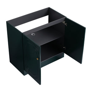 Modern Freestanding Bathroom Vanity With Soft Close Cabinet Doors