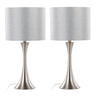 Lenuxe - Contemporary Semi Gloss Table Lamp (Set of 2)