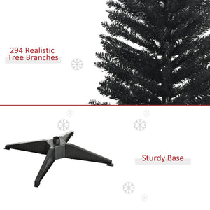 HOMCOM 5' Artificial Pencil Christmas Tree