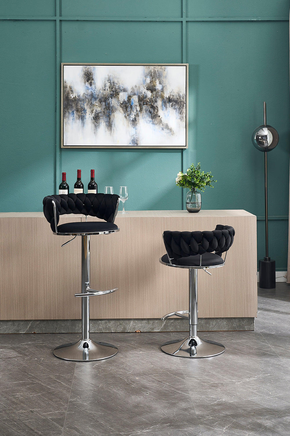 Set of 2 Bar Stools