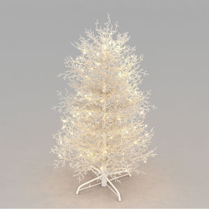 4FT Pre-Lit Aspen Fir Artificial Christmas Tree 230 Warm White LED Lights