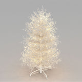 4FT Pre-lit Aspen Fir Artificial Christmas Tree with 230 Warm White LED Lights