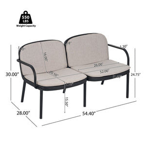 Luna Outdoor Patio Loveseat