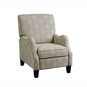 Hoffman - Push Back Recliner - Beige Multi