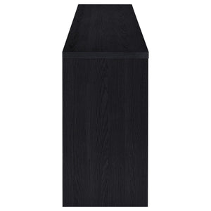 Denison 79-inch 4-door TV Stand Media Console Black