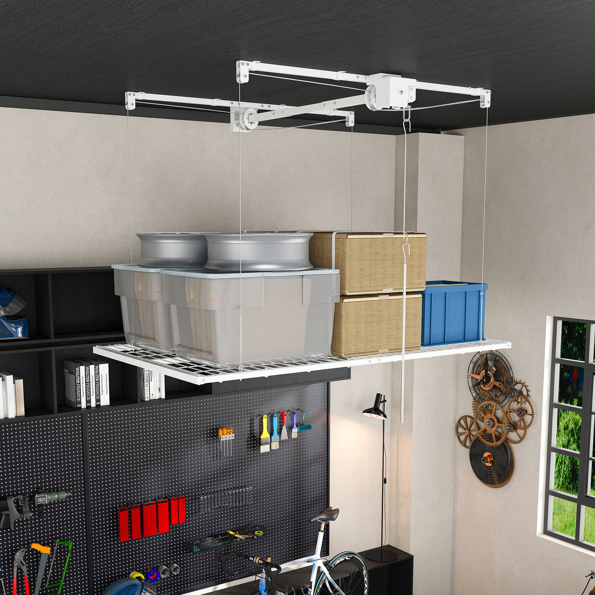 Overhead Garage Storage Rack - 4x8 FT
