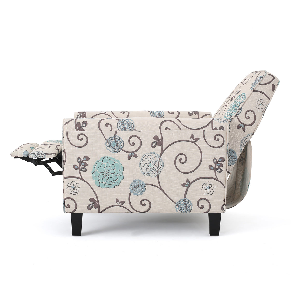 Abernathy Floral Push-Back Recliner of Refined Comfort