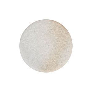 Petite Footstool - Cream / Brown