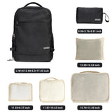 9-Piece Black Luggage Set by GigaTech with TSA Lock