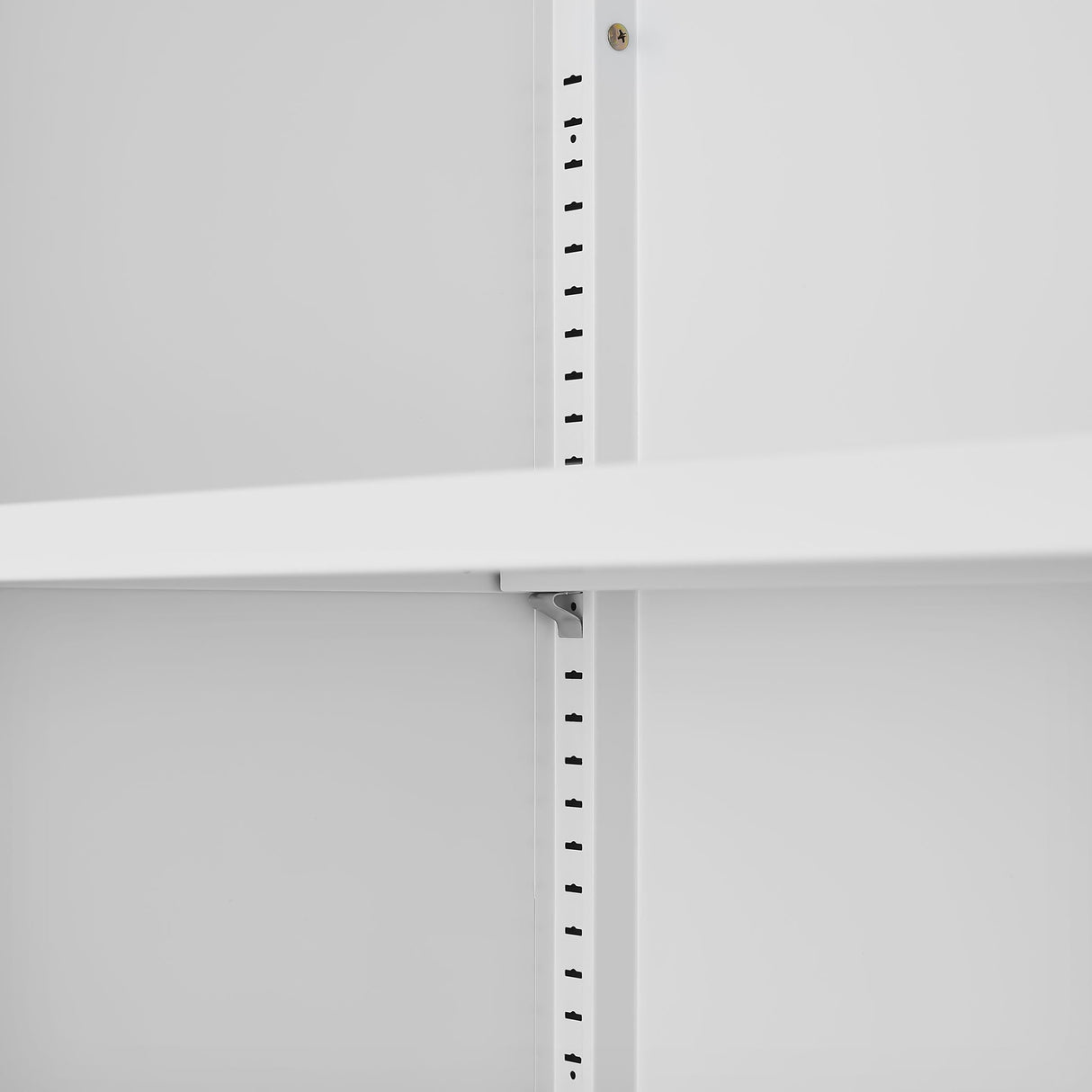 Modern Storage Cabinet With Adjustable Shelves, Magnetic Door Stopper