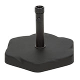 Umbrella Base With Hexagonal Shape - Black