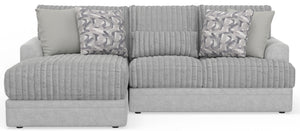 Titan - Sectional With Comfort Coil Seating And Accent Pillows Included