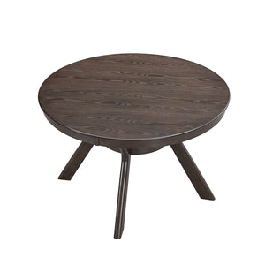 Wooden Dining Table Set (1 Table with 4 Chairs) Brown