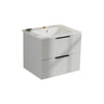 Modern Wall Mounted Floating Bathroom Vanity with Sink and Drawers