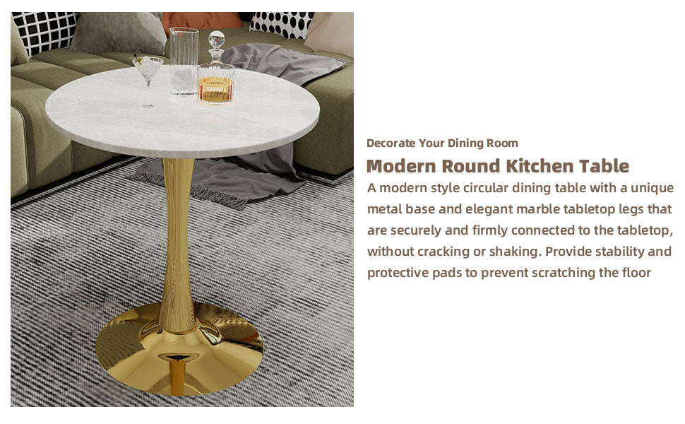 27.6-Inch Round Dining Table