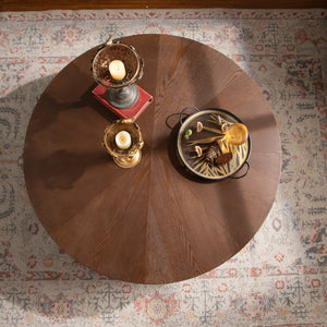 38.97' Round Coffee Table Handcrafted