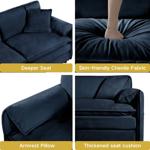 41.73" Modern Upholstered Sofa Chair
