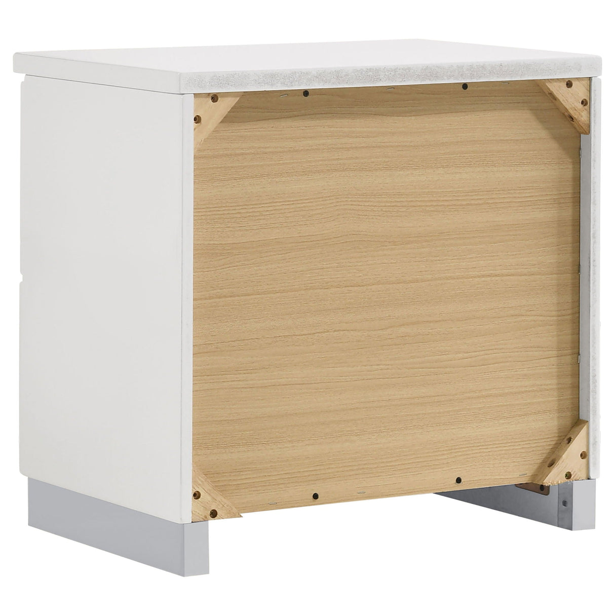 Dulcey - 2 Drawer Nightstand - Gloss White