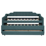 Upholstered Simple Design Daybed With Trundle And 3 Drawers