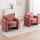 Rosewick Rounded Corner Cozy Modern Accent Chair