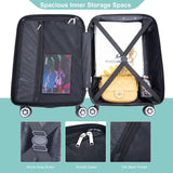 2 Piece Luggage Sets Lightweight Suitcase, Spinner Wheels