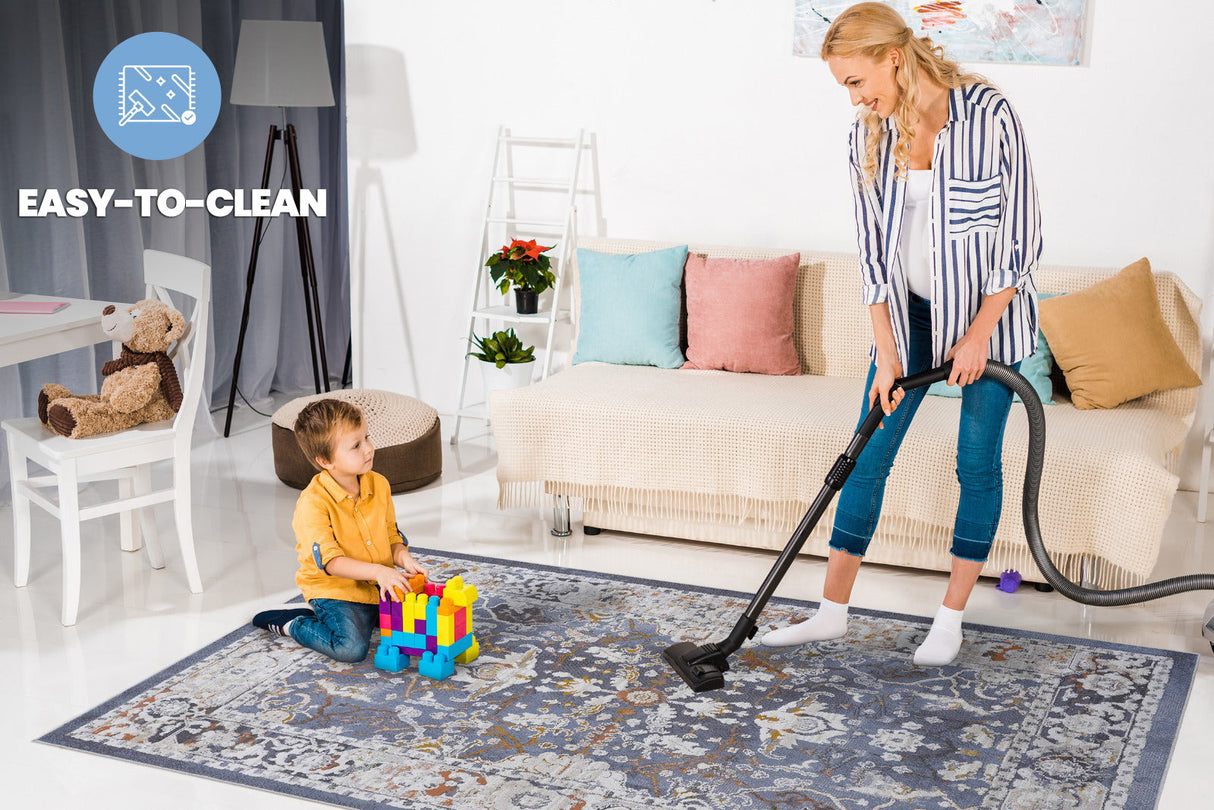 NAAR PAYAS Traditional Non-Shedding and Stain Resistant Area Rug