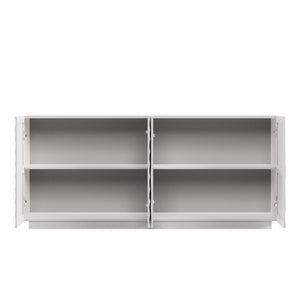 Buffet Cabinet with Storage - Modern 4-Door Sideboard
