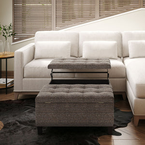 Harrison - Upholstered Coffee Table Storage Ottoman