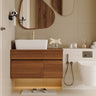 Floating Single Small Bathroom Vanity with Sink