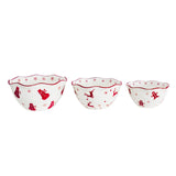 Winterfest 3 Piece Candy Bowl Set