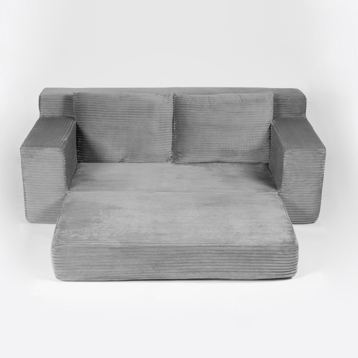 Comfortable Deep Seat Loveseat Sofa Bed, Reversible Cushion With Pillows