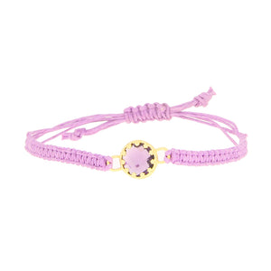 Glass Bracelet Sterling Silver