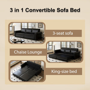 Chesterfield Sofa & Pull Out Bed